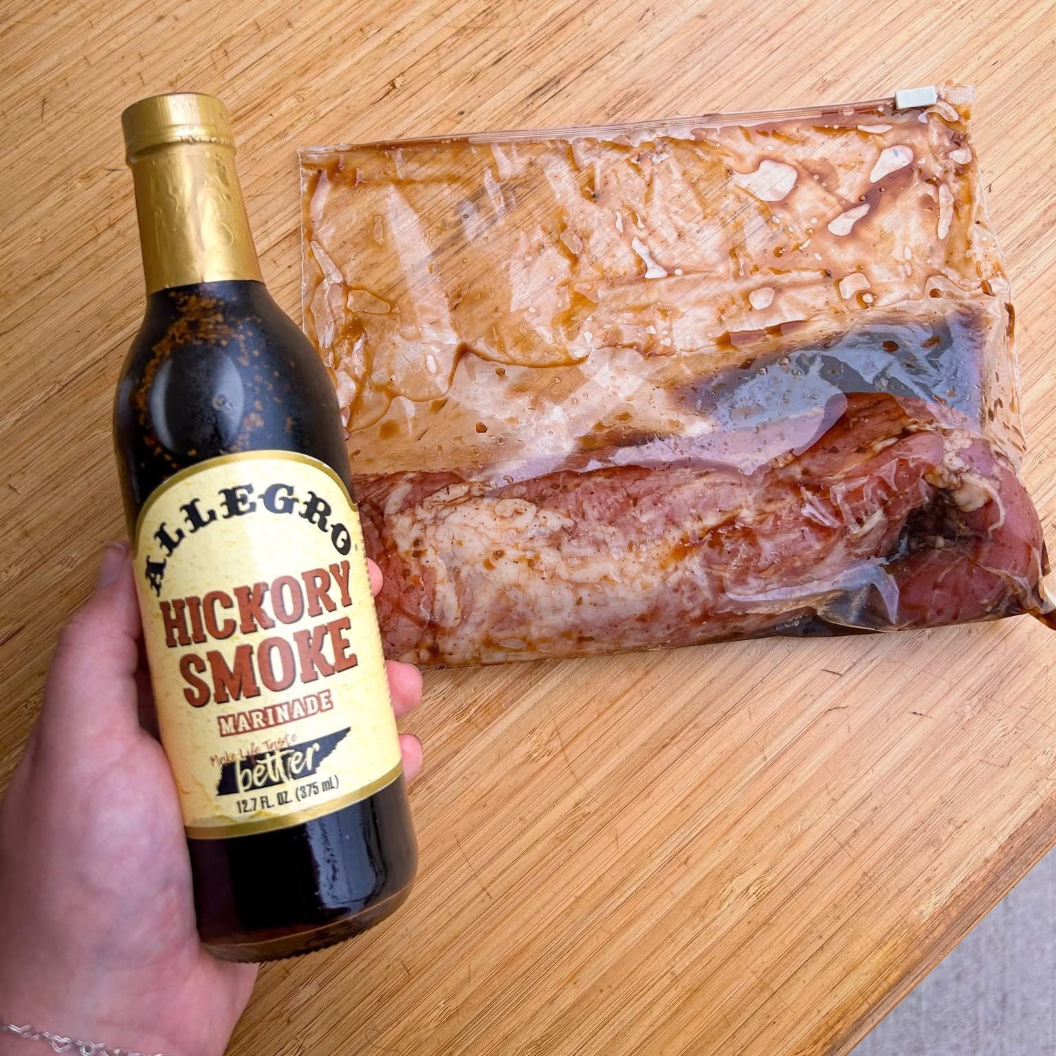 (6 pack) Allegro Hickory Smoke Marinade, 12.7 fl oz