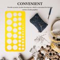 thumbnail image 6 of IBASETOY Yellow Multifunctional Circle Template for Drawing and Architectural Engineering Projects, 6 of 7