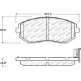 thumbnail image 1 of Stop Tech/Power Slot Manufacturer Part #: 305.15390 Brake Pad, 1 of 1