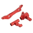 thumbnail image 4 of Ensemble de Direction RC, Ensemble de Direction en Aluminium Facile à Installer Remplacement Résistant à l'Usure en Alliage pour Voiture 1/6 RC Rouge, 4 of 8