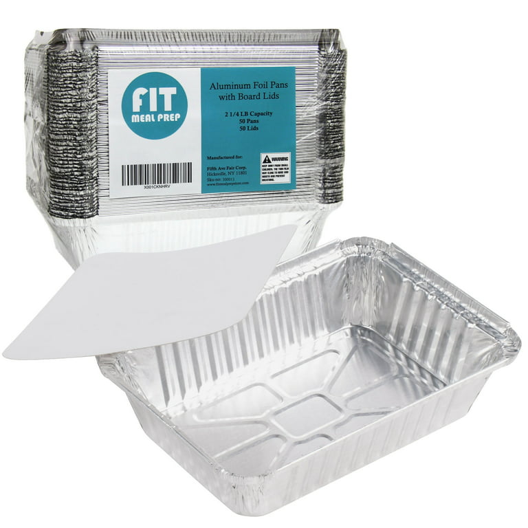 Heavy Duty Disposable Aluminum Rectangular Foil Pans With - Temu