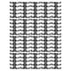 thumbnail image 1 of Anillos de encuadernación con capacidad para 60 hojas de papel Grosor de encuadernación de 11 mm Escritura libre Fácil uso Suministros de oficina Transparente Negro, 1 of 10