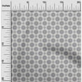 thumbnail image 2 of oneOone Cotton Cambric Light Gray Fabric Asian Ornamental Tile Sewing Material Print Fabric By The Yard 42 Inch Wide, 2 of 4