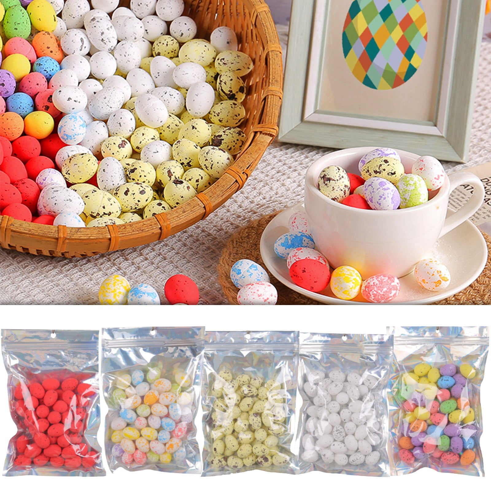 0.79"×0.98",Fillable Empty Eggs Bulks,Easter Basket Stuffers,School Classroom Prizes,Easter Egg Hunting Party Favors 11