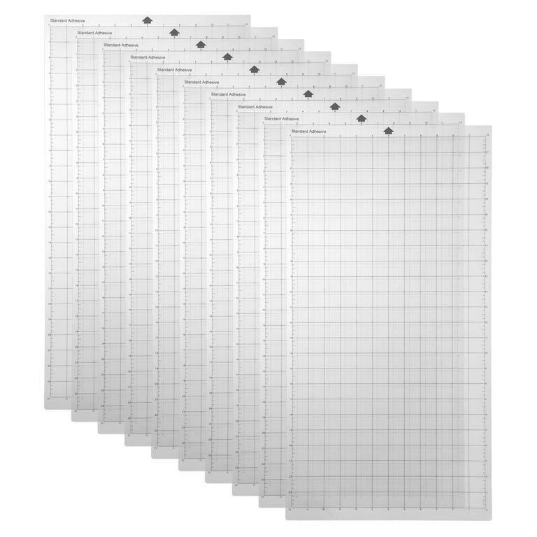 Vistreck Replacement Cutting Mat Transparent Adhesive Cricut Mat with  Measuring Grid 12 by 12-Inch for Silhouette Cameo Cricut Explore Plotter  Machine 5PCS 