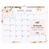 See It Bigger Wall Calendar, Med (12" x 15"), Pink Floral, 15-Month: Apr 2026 - Jun 2027