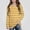 Yellow, variant on WAVSUF Kids Girls Tee, Long Sleeve Stripe Print Round Neck Fall Winter Daily T-Shirt Purple 7-8