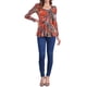 thumbnail image 2 of INSPIRAR CHIC Blusas de Mujer de Manga Larga con Estampado y Cuello Redondo Peplum XS Multicolor - Serpiente, 2 of 6