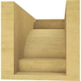 thumbnail image 4 of 6"W x 12"D x 6"H Wide Mediterranean Rough Cedar Woodgrain TimberThane Corbel, Primed Tan, 4 of 6