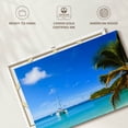 thumbnail image 6 of Elephant Stock Salt Whistle Bay Seascape Wall Art - Horizontal Canvas Wall Art - Living Room Wall Decor - Beach Canvas - Blue And Green Decor - 12" x 8", 6 of 8
