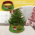 thumbnail image 5 of Vertical Christmas Tree Skirt Bottom Decoration, Funny Mini Surround Cartoon Print Xmas Tree Bottom Decorative Tree Skirt Home Party Decor, 5 of 5