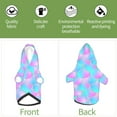 thumbnail image 5 of Bingfone Purple Dragon Scales Dog Clothes Hoodie, Pet Winter Coat,Puppy Sweatshirts For Small Dogs Boy Girl,Suitable For All Breeds-X-Large, 5 of 8