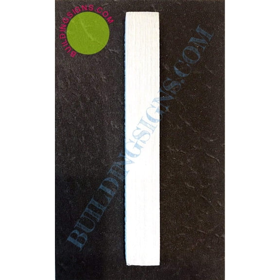 Aluminum Letter I Sign (Brush Silver,Double Sided Tape, Rust Free, 2.75 inch)-LGANTE NUMRO DE Porte BROSSE Artiste (ref-2201)