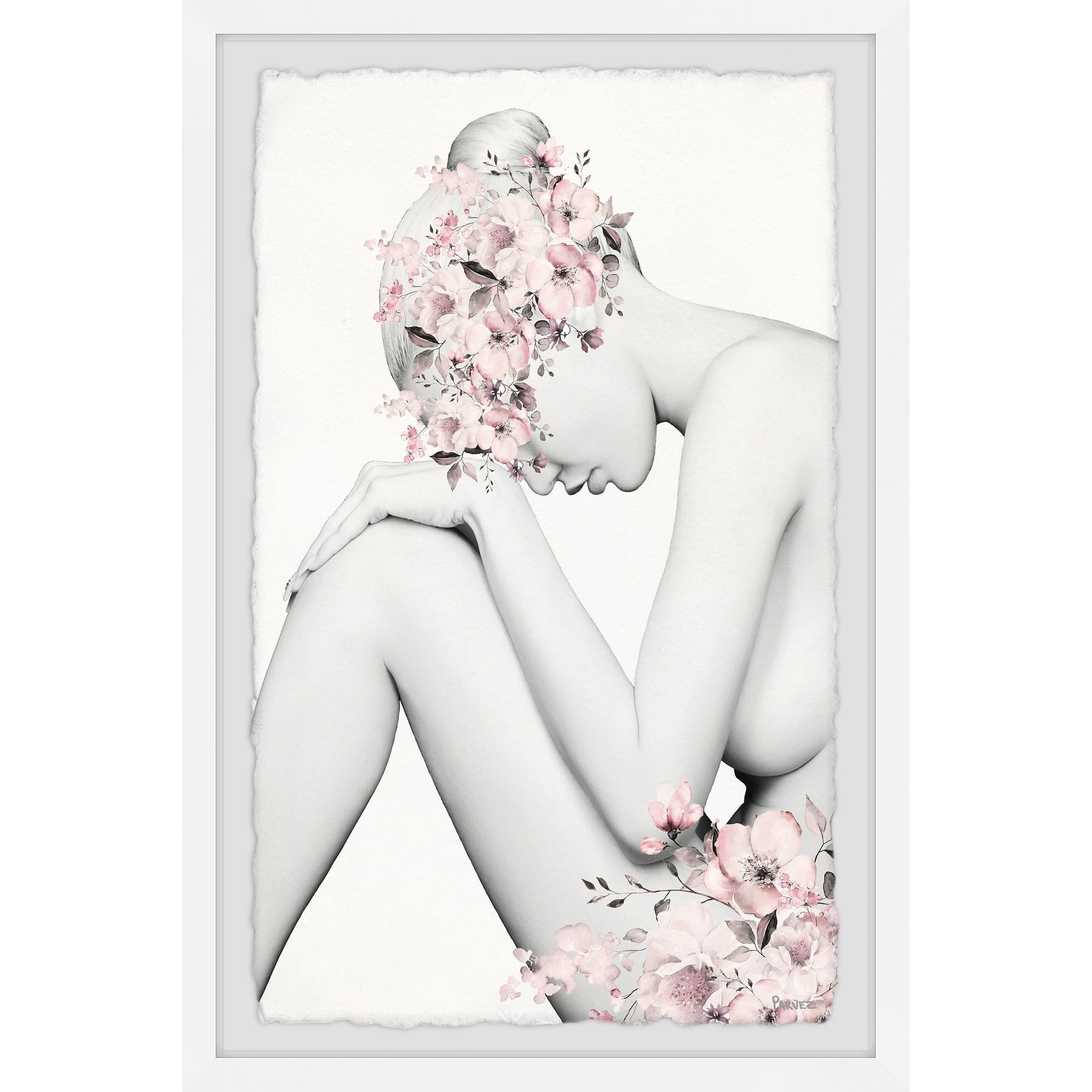 Parvez Taj Cherry Bloom Framed Wall Art