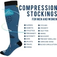 thumbnail image 4 of Coolnut Star Compression Socks, 1 Pack Women Men Long Stocking (20-30mmHg) Travel Knee High Stockings for Athletic Sports,Running,Cycling,Nursing, 4 of 6