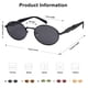 thumbnail image 5 of Gafas de Sol SOJOS Retro Oval SJ1224 UV400 para Mujer y Hombre, 5 of 6