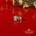 thumbnail image 4 of King Of Bling's 925 Sterling Yellow Silver 1.31CT Cubic Zirconia Cinderella Womens Rings Size 8, 4 of 12