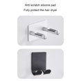 thumbnail image 4 of Soporte para secador de pelo, soporte de pared de aleación de aluminio para baño, estante para secador de pelo, ahorro de espacio, organizador Almacenamiento y organización del hogar Plata Bearachild HA066259-01, 4 of 6
