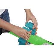 Tetrashot Green & White Dart Blaster W/ 98 Accu-Blast Darts & Dart Belt, Ages 6+