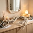 thumbnail image 6 of Btomtd Artificial Ball Berry Garland String 6.2FT, Christmas Rattan Decor Vines for Fireplace Xmas Tree Holiday Decorations, Silver, 6 of 6