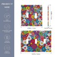 thumbnail image 2 of Yayeee Toggle Light Switch Wall Plate 3-Gang 6.37"x4.48" Decorative Outlet Cover, Whimsical Floral, 2 of 7