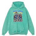 thumbnail image 2 of Sudadera con capucha para hombre, estilo retro, desgastada, con diseño de jugador de baloncesto Mile High, de algodón 100 % y cálida, de gran tamaño, estilo hip hop, 2 of 5