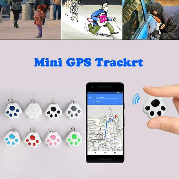 4 Pcs Enfants Animaux Clés Localisateur Mini Bluetooth GPS Voiture