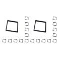 thumbnail image 1 of Naiovety Caja de almacenamiento 10X, caja de anillo, tamaño compacto, larga duración, transparente, ahorro de espacio, accesorios de tienda Type1 NO1, 1 of 6