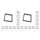 thumbnail image 4 of Kearding Caja de almacenamiento de 10X, caja de anillo, mano de obra fina, bandeja de exhibición multiusos transparente, suministros de Type1 NO1, 4 of 6