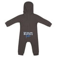 thumbnail image 3 of Newborn & Infant Colosseum Charcoal Kentucky Wildcats Zando-Zan Waffle Full-Snap Hooded Romper, 3 of 3