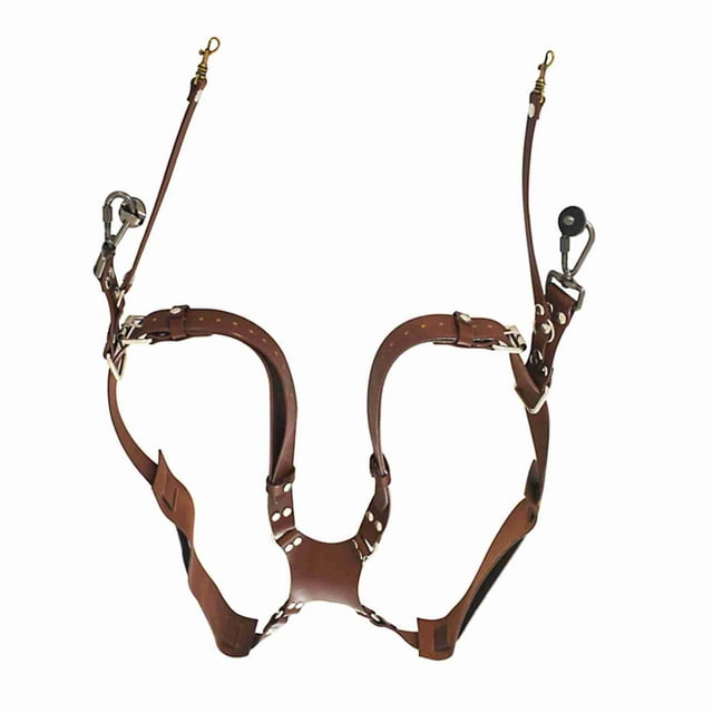 Brown Camera Harness, Adjustable Soft and Durable Leather Leather Camera Strap, for Digital Camera Photographer Camera With 1/4 Inch Tripod Bracket