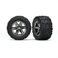 thumbnail image 2 of Traxxas 6773X 2.8 inch Tires and Wheels - preglued 12mm hex Black Chrome rim, 2 of 2