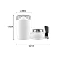 thumbnail image 3 of TopLLC Système de Filtre pour Robinet, Système Complet de Filtre à Eau pour Robinet, Réduit 99 % des Lmpurités, Frais, Excellent Goût Eau Filtrée, Blanc en Liquidation, 3 of 7