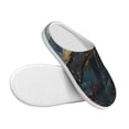 thumbnail image 3 of Lsque Colorful Ink Cute Horse Pattern Womens Comfort Cotton on Scuff With Memory Foam and Anti-skid Sole Slipper-35/36, 3 of 7