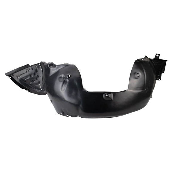 TRQ Front Left Inner Fender Liner Black Drivers Side Fits Select 2011-2014 Hyundai Genesis HY1248128