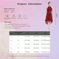 thumbnail image 6 of Womens Shiny Rhinestones Gymnastics Artistic Figure Skating Costume Ruched Mesh Skirt Ballet Tutu Lyrical Modern Dance Dress, 6 of 7