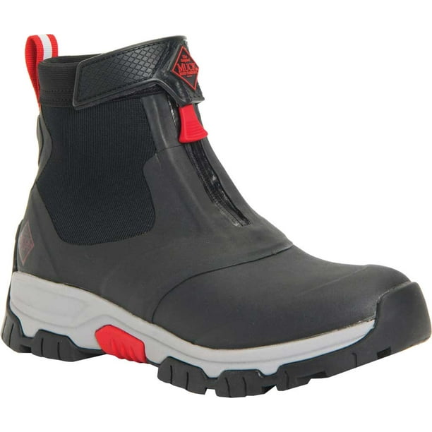 brugt politiker Tectonic Men's Muck Boots Apex Mid Zip Hunting Boot Black/Light Grey 11 D -  Walmart.com