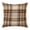 Blue, Brown, Beige, variant on Throw Pillow Covers 16x16 Inch, Orange Checked Fall Decorative Pillow Cases for Couch Sofa Bed, Thanksgiving Buffalo Plaid Cotton Linen Square Home Decor Pillowcases with Hidden Zipper
