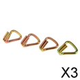thumbnail image 1 of Colaxi Lot de 3-4 4 Pcs Crochet Double en J Robuste pour Attache 1 Pouces 25mm 3 Pcs, 1 of 7
