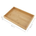 thumbnail image 3 of Bandejas De Servicio Anidadas De Madera Bandeja De Servicio De Comida De Té De Frutas Rectangular De Estilo Japonés Para Restaurante Hogar Bamb00 Bandeja Para Servir, 3 of 7