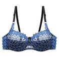 thumbnail image 1 of Plus Size Underwired Comfort Permeable Support Lace Breathable High Quality Lining Bra For Woman New, 1 of 9