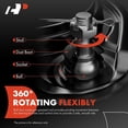 thumbnail image 3 of A-Premium Front Left Lower Control Arm with Ball Joint & Bushing, Compatible with Kia Sedona 2006-2012/2014-2014 & Hyundai Entourage 2007-2010, 3 of 8