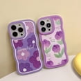thumbnail image 4 of Carcasa Xiaomi Mi Poco X3 Nfc X4 GT X4 X5 Pro M3 4G M4 5G F4 X2 C40 Protección De La Lente A Prueba De Golpes TPU Suave Gran Ola Patrón Flor Del Teléfono Móvil Funda Protectora, 4 of 4