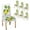 Covers 1, variant on Lemon Dining Room Chair Slipcovers 6 Pack Fresh Limes Background Colorful Seamless Lemonade Parson Chair Slipcover Removable Washable Chair Protector for Home,Restaurant,Banquet
