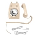 thumbnail image 2 of Retro Teléfono Fijo, Teléfono Fijo Con Cable, Teléfono Rotatorio Con Timbre Mecánico, 1960 Vintage Teléfono, Decoración De Oficina En Casa, 2 of 7