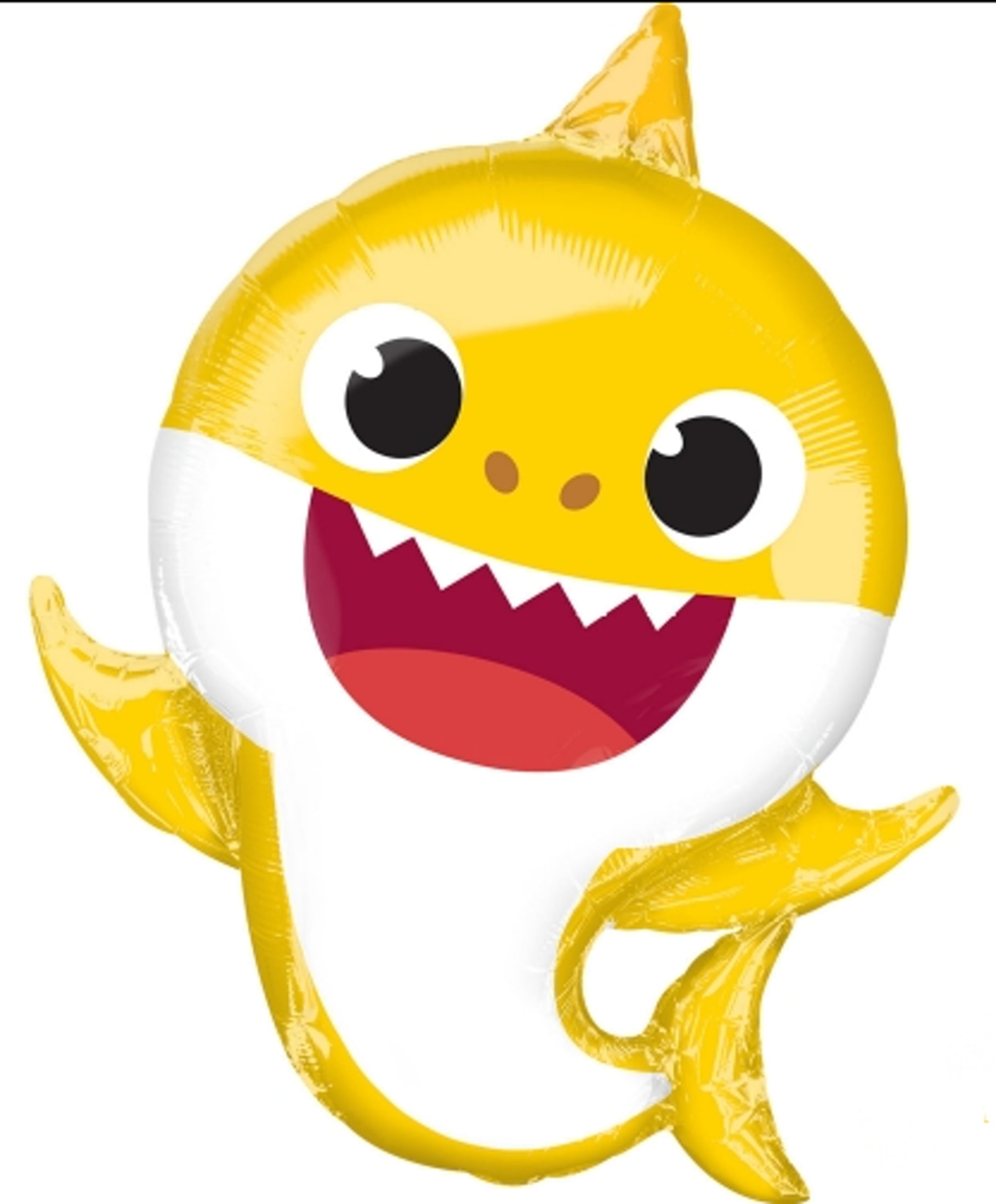 Anagram Baby Shark Balloon Bouquet, Party Supplies, 5 Count