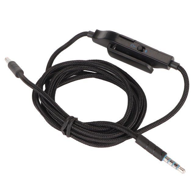 Cable de auriculares de 3.5 mm, auricular de volumen de volumen de alambre tejido auriculares de sonido aux cable portátil de 5.6 pasteles Micéndico en línea para g635 para g9333