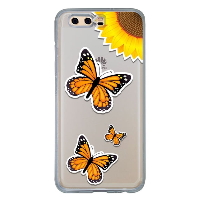 Funda para Huawei P10 InstaCase Protector Antigolpes Mariposas Monarca