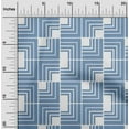 thumbnail image 2 of oneOone Viscose Jersey Blue Fabric Geometric Fabric For Sewing Printed Craft Fabric By The Yard 60 Inch Wide, 2 of 4