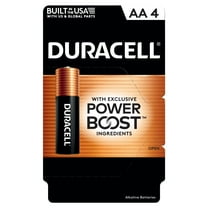 Duracell PowerBoost AA Batteries, 4 pack, Long-lasting Alkaline Power